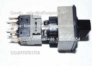 AG225-PL3W22E3 5BB-6101-320 Komori interruptor de selección de tres etapas pieza original para máquina de impresión offset proveedor