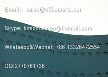 F4. ¿Qué quieres decir?020.292 Cinturón verde para CD / SM / CX102 XL105 / 105P 2890x210x0.1 mm piezas de repuesto de máquinas de impresión offset proveedor
